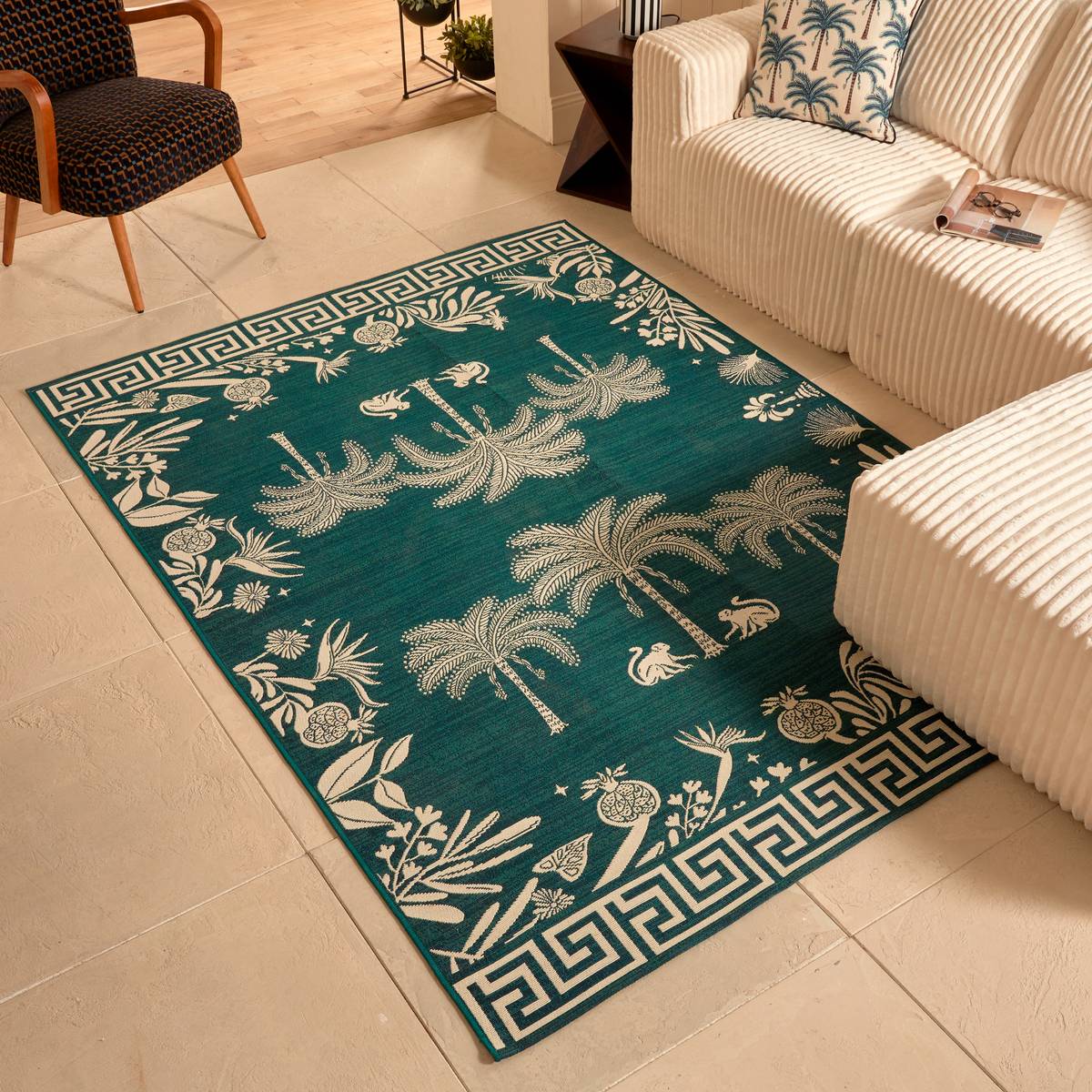 Outdoor Rug "The Palm Resort" 230x160 cm, Dark Green