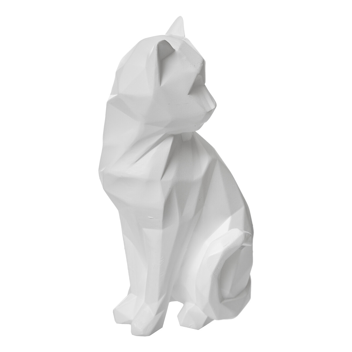 Statue "Cat" White, H.20 cm