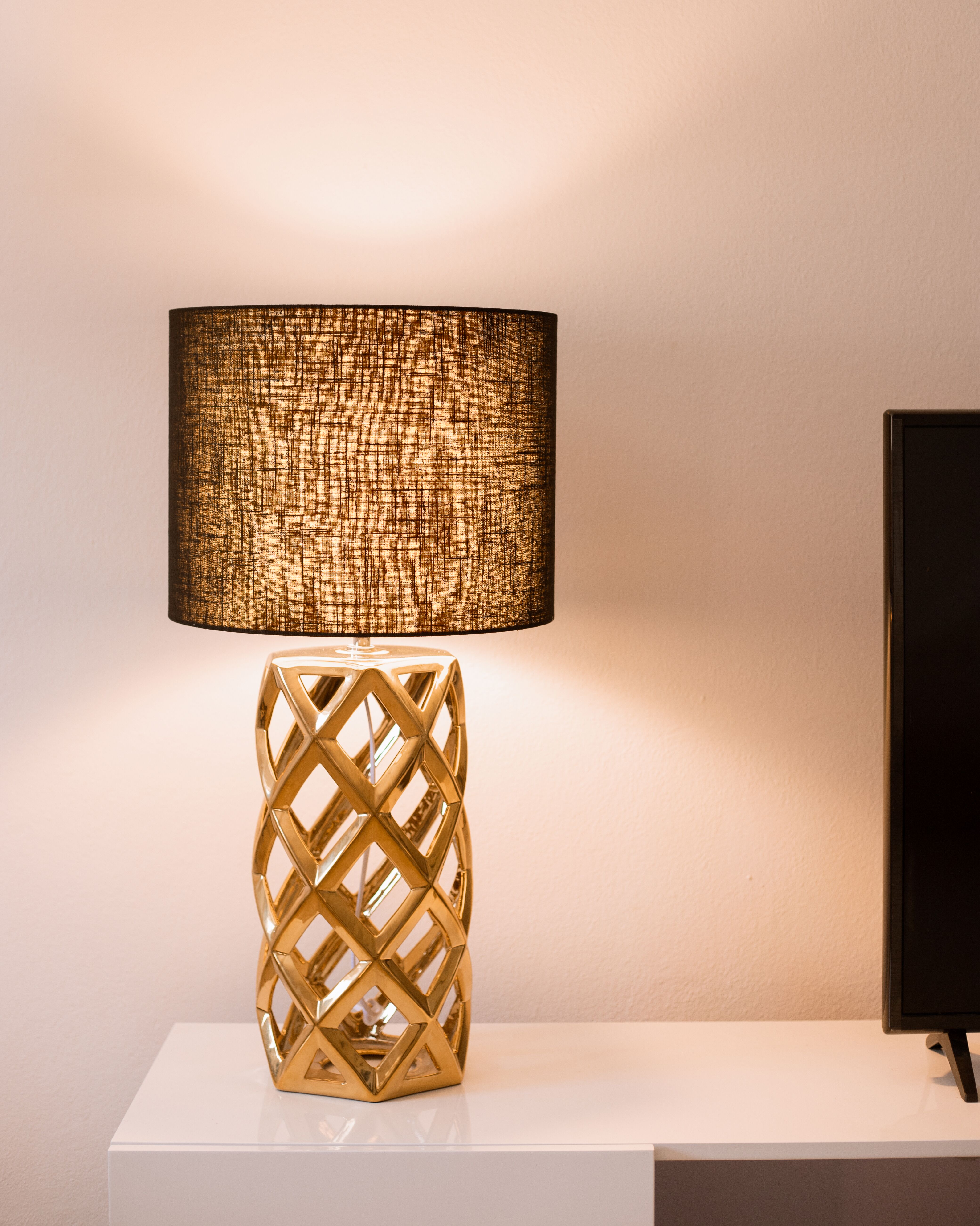 Table Lamp SELJA Ceramic Gold
