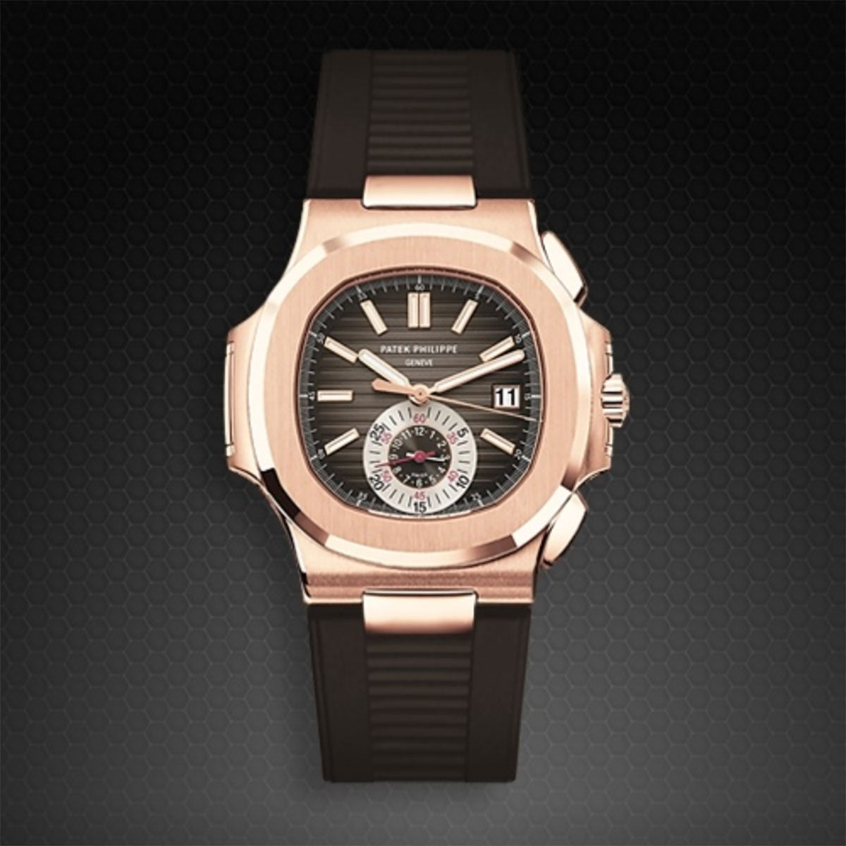 Patek Philippe - Rubber B strap for Nautilus 5980 RG(1:1 replica) - Top club