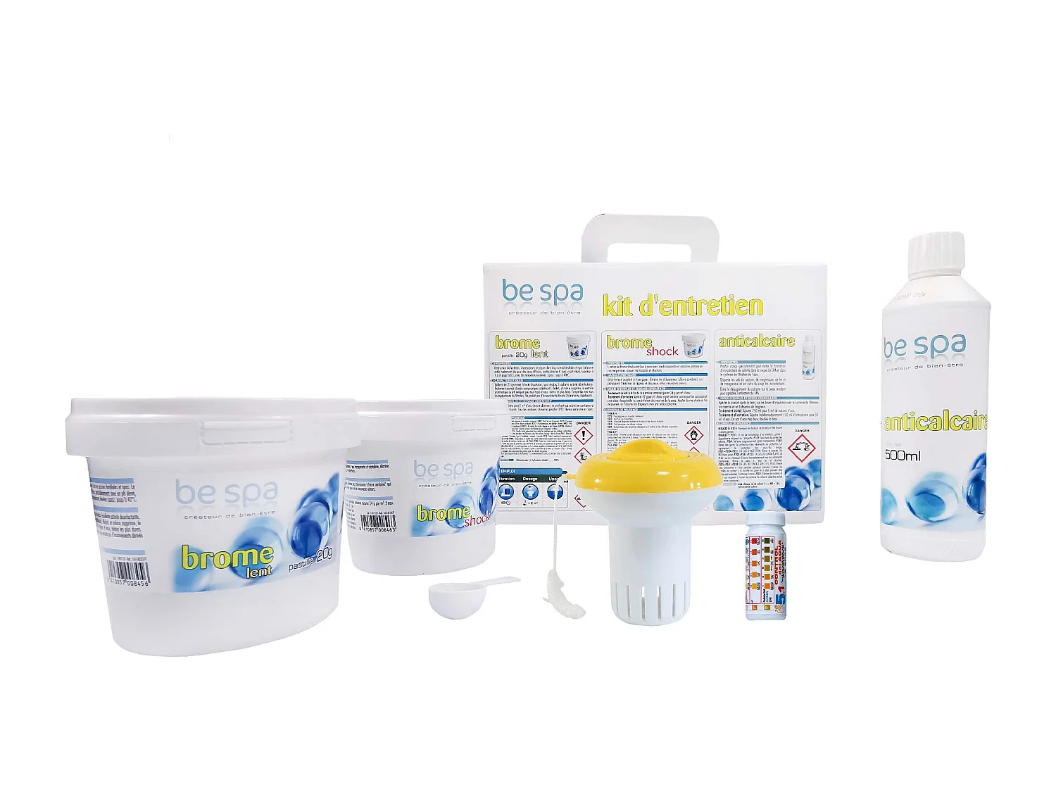 WATERCLIP Kit d'entretien complet spa gonflable brome