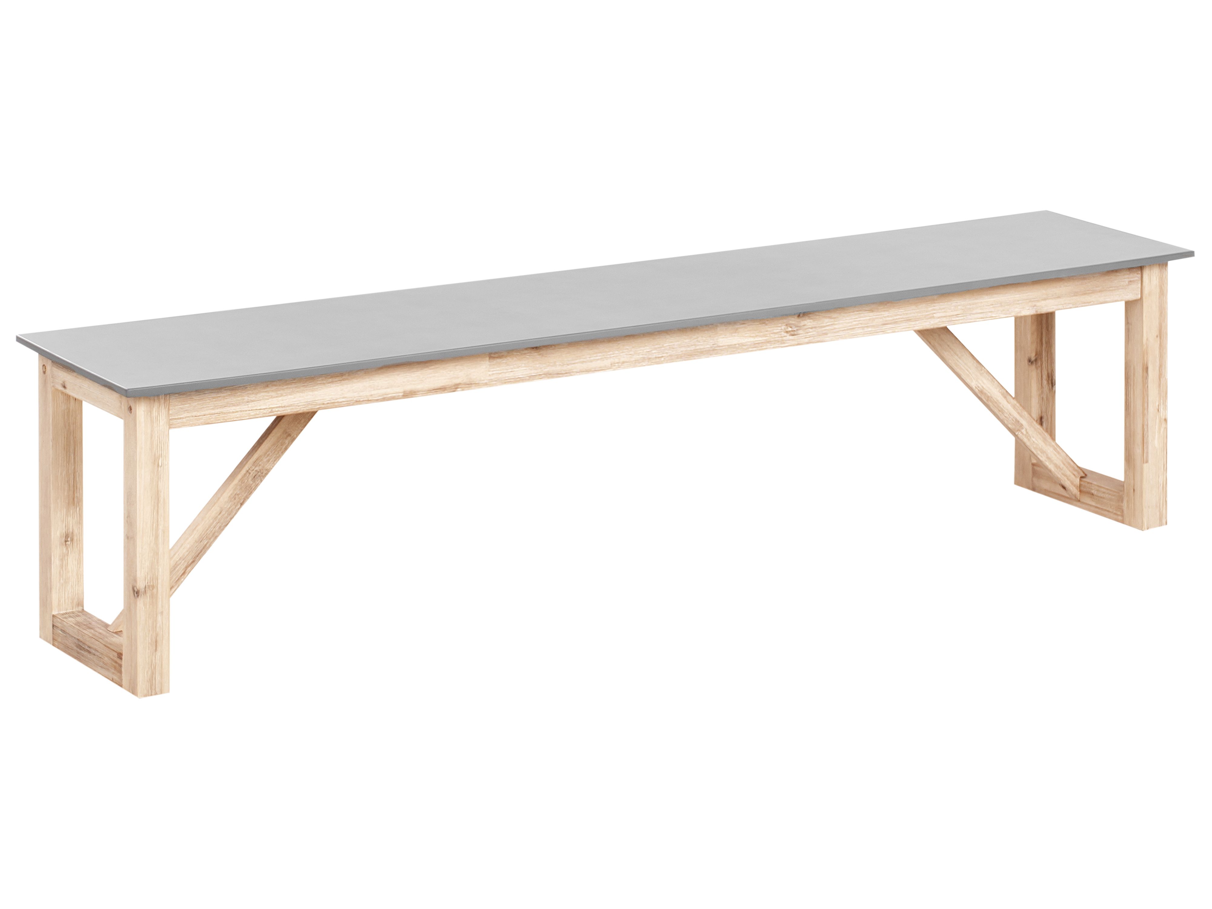 Garden Bench NOTTERI 180 cm Concrete Grey