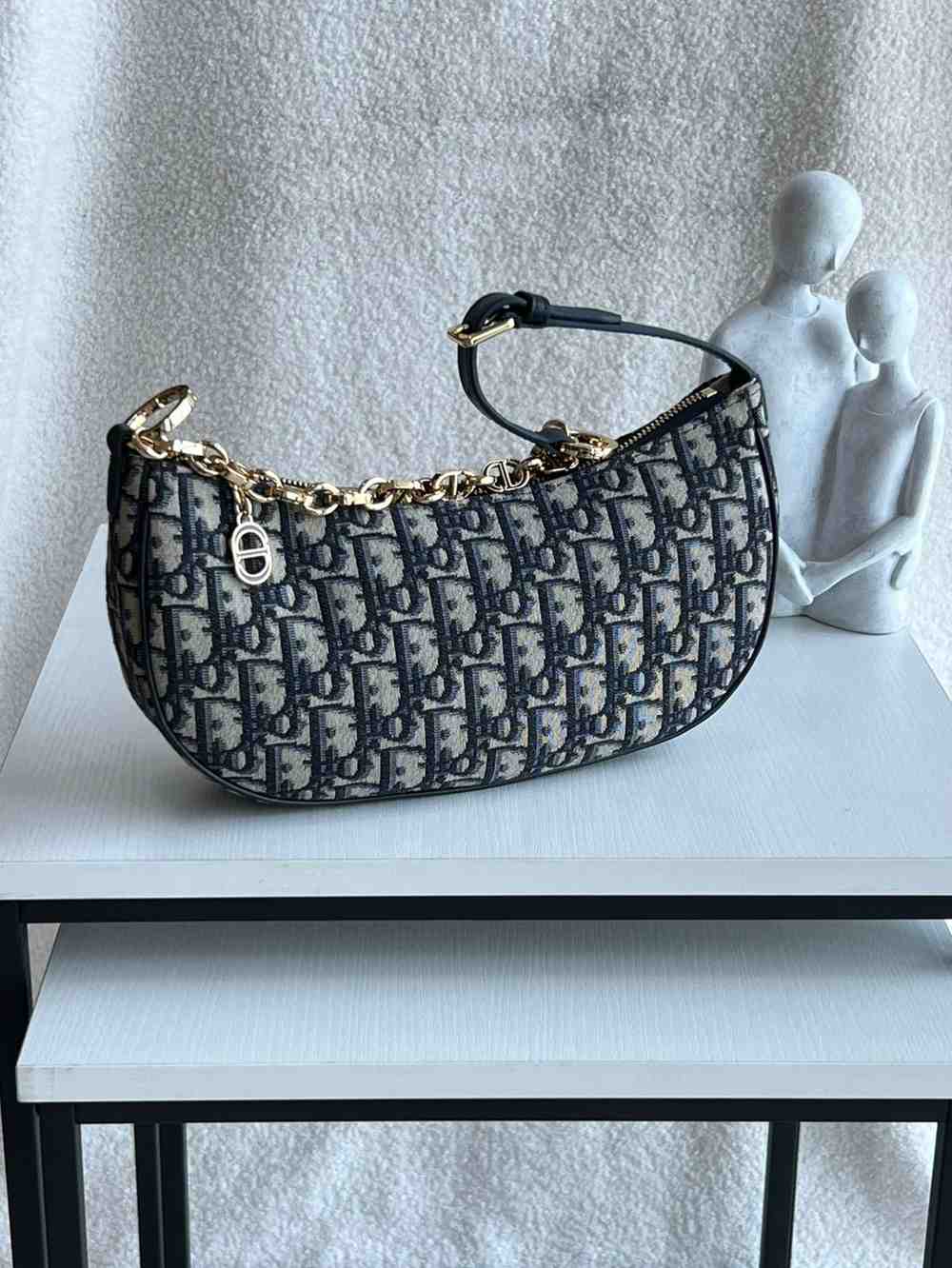 Christian Dior Oblique Jacquard CD Lounge Shoulder Bag In Dubai