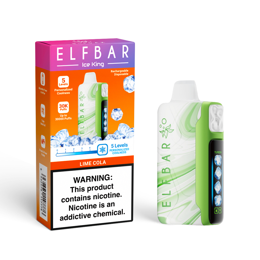 ELF BAR ICE KING 30K ładowalny jednorazowy e-papieros (wszystkie smaki)