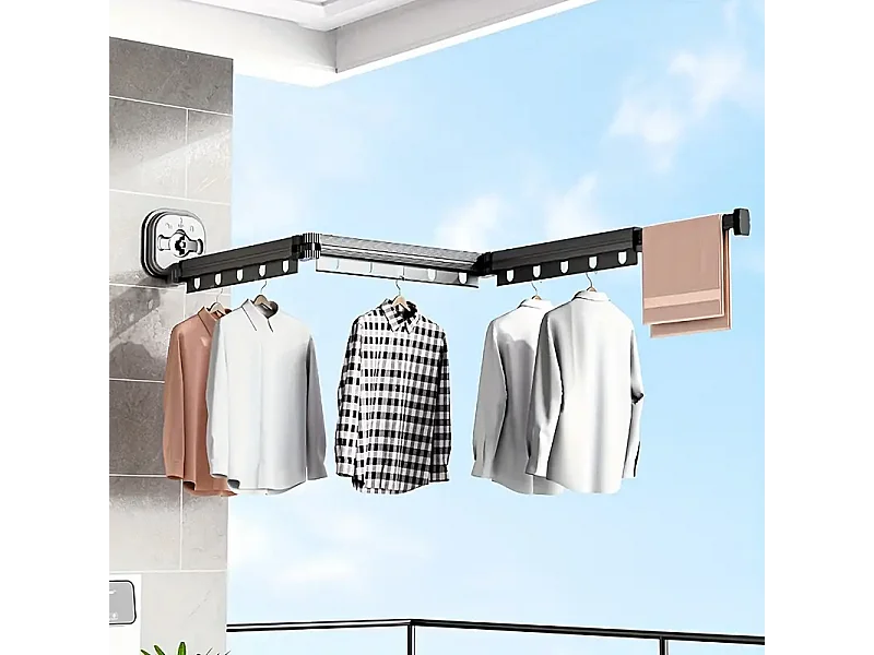 Séchoir à linge mural PYTHON 125cm