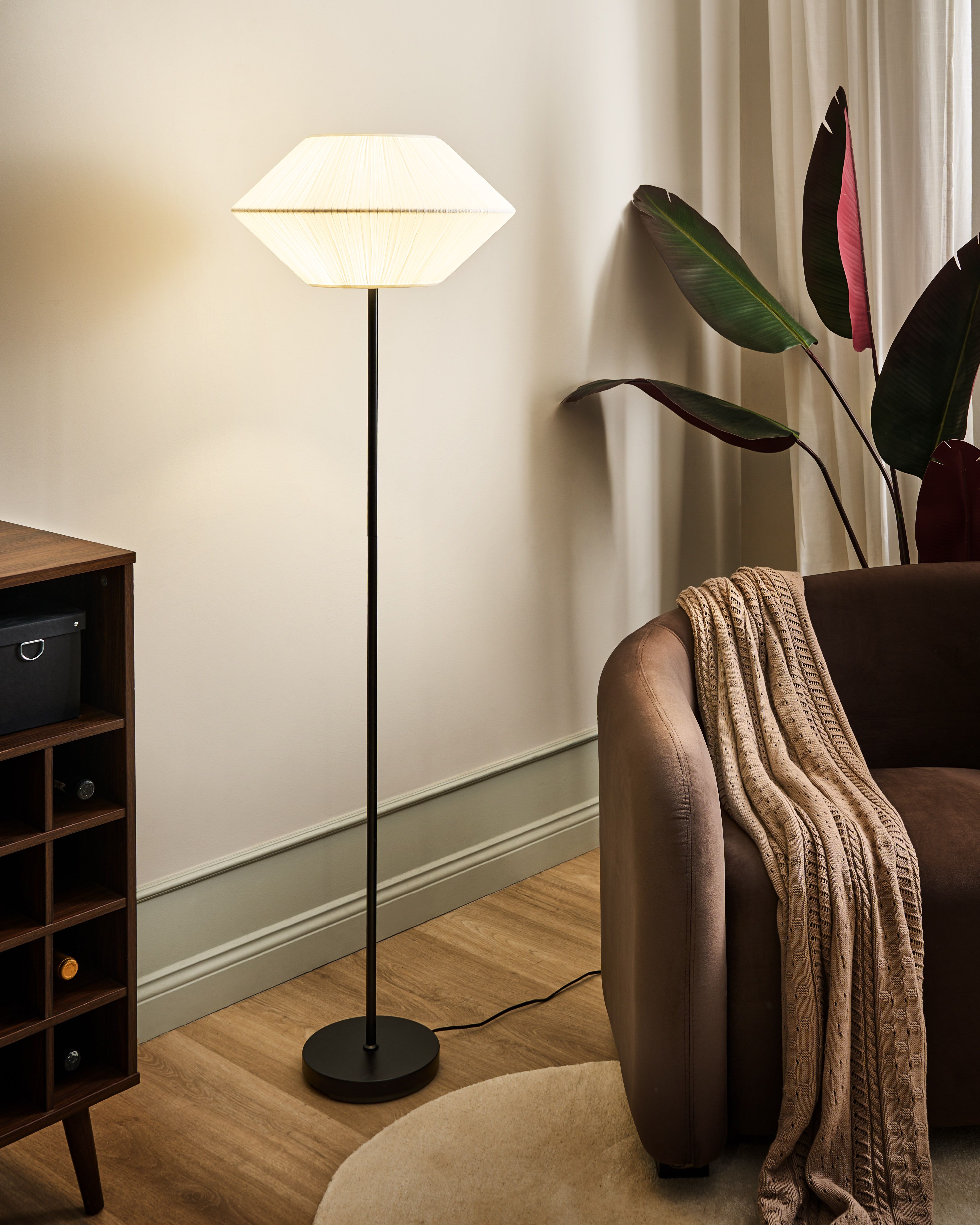 Floor Lamp MAKETSI Metal Black