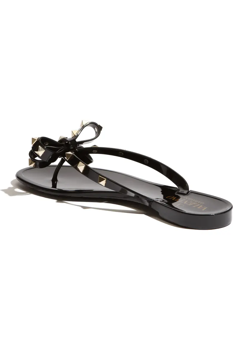 Rockstud Jelly Flip Flop - 0 No Nero