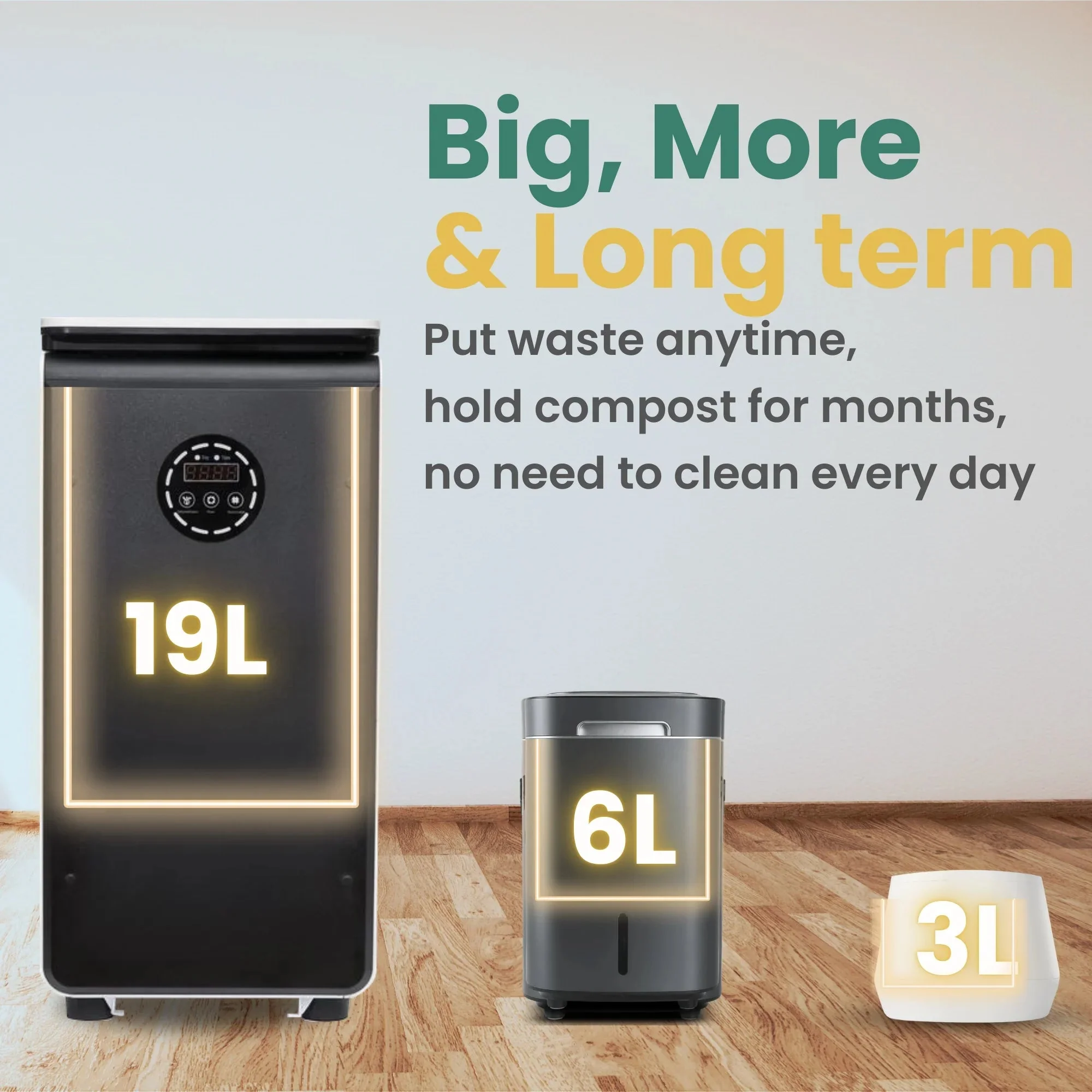 GEME Electric Composting Bin, 19L - Bio Smart - Image 2 GEME Electric Composting Bin, 19L - Bio Smart - Image 2