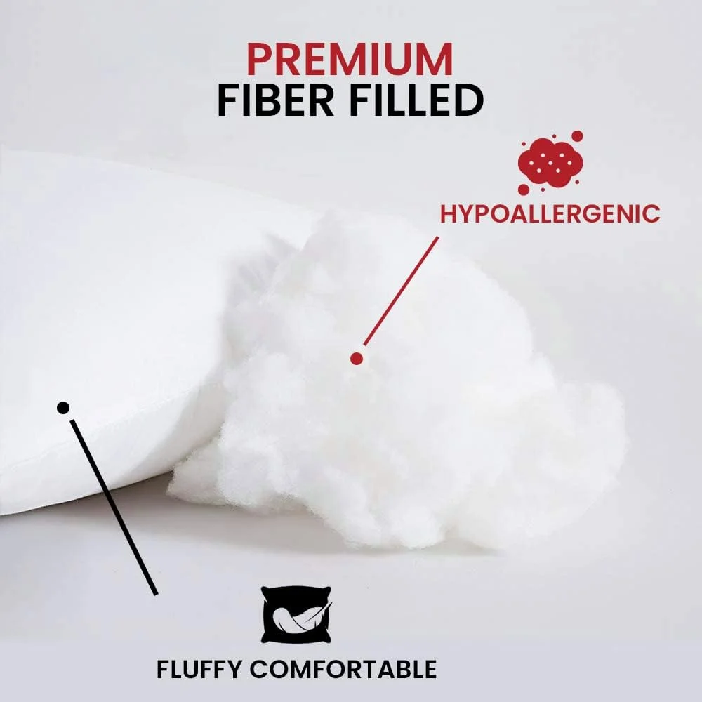 Ryotei Gel Fiber King Pillows Bulk (20x36) 12 Pack �C Extra Soft Down Alternative Hotel Bed Pillows �C 100% Cotton T-235 Cover, Washable, Hypoallergenic & Durable Pillows for Hotels, Resorts & AirBnB