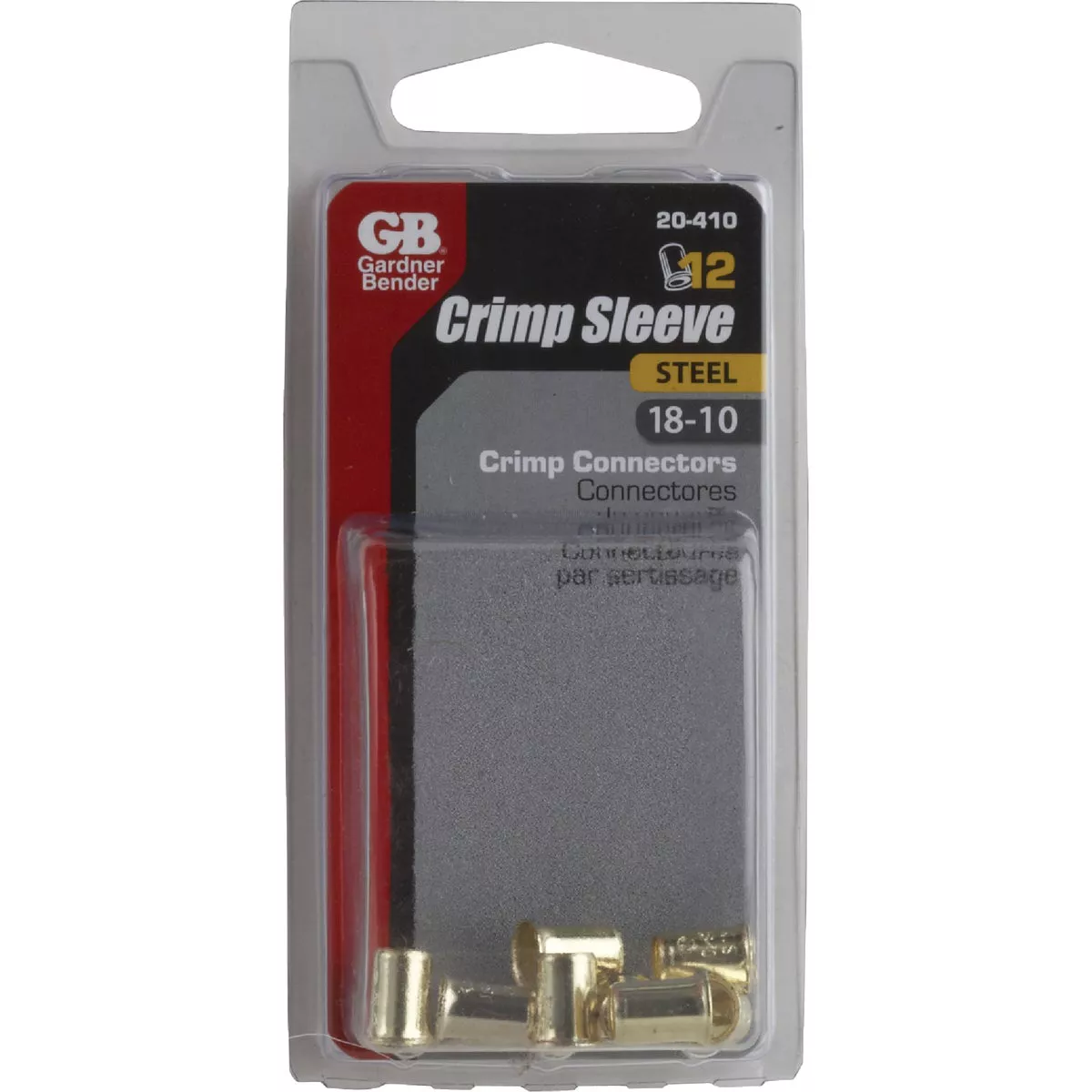 Gardner Bender 18 to 10 AWG Copper-to-Copper Zinc-Plated Steel Crimp Connector (12-Pack)