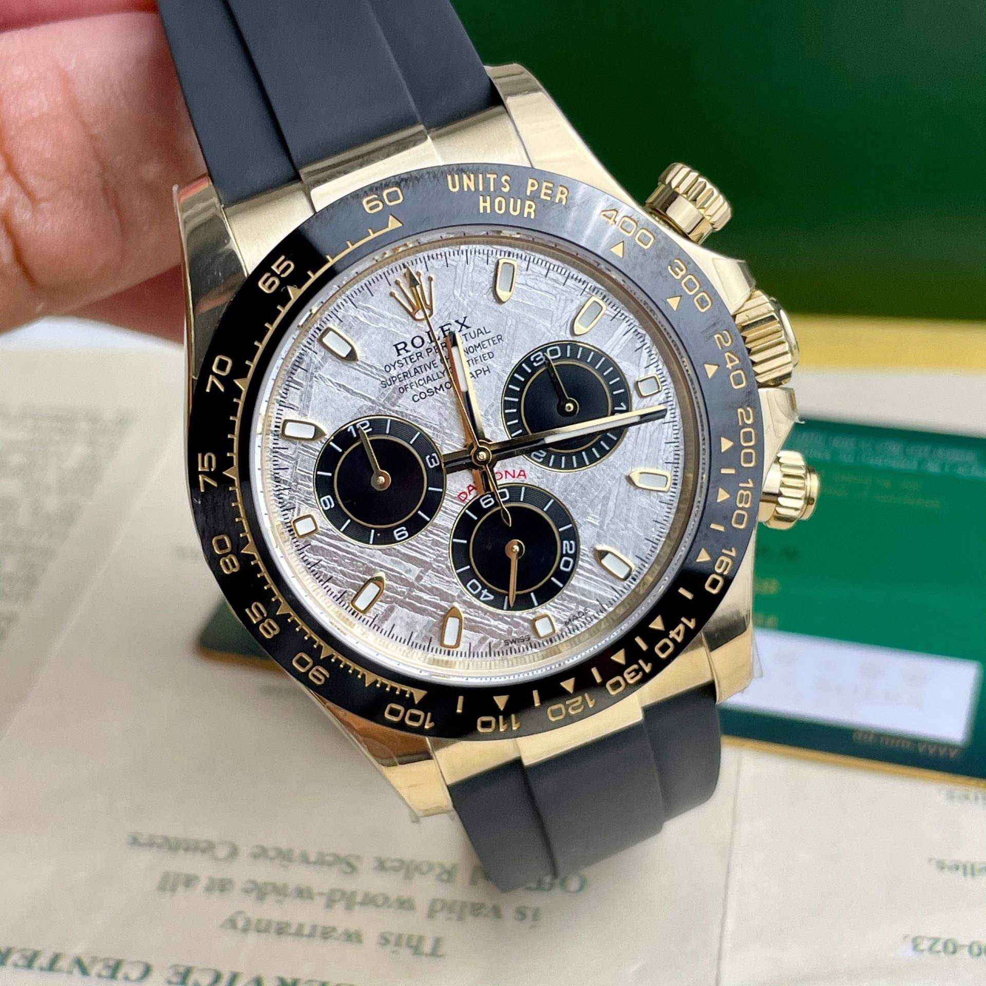 Rolex Best Replica Watches Daytona 116518LN Meteorite Dial 40mm - Elite Watch Atelier