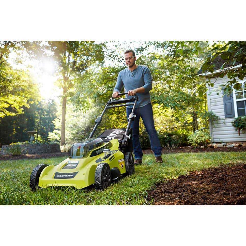 Ryobi 20 in. 40-Volt Brushless Lithium-Ion Cordless Walk-Behind Push Lawn Mower With 6.0 Ah Battery And Charger - Image 5 Ryobi 20 in. 40-Volt Brushless Lithium-Ion Cordless Walk-Behind Push Lawn Mower With 6.0 Ah Battery And Charger - Image 5