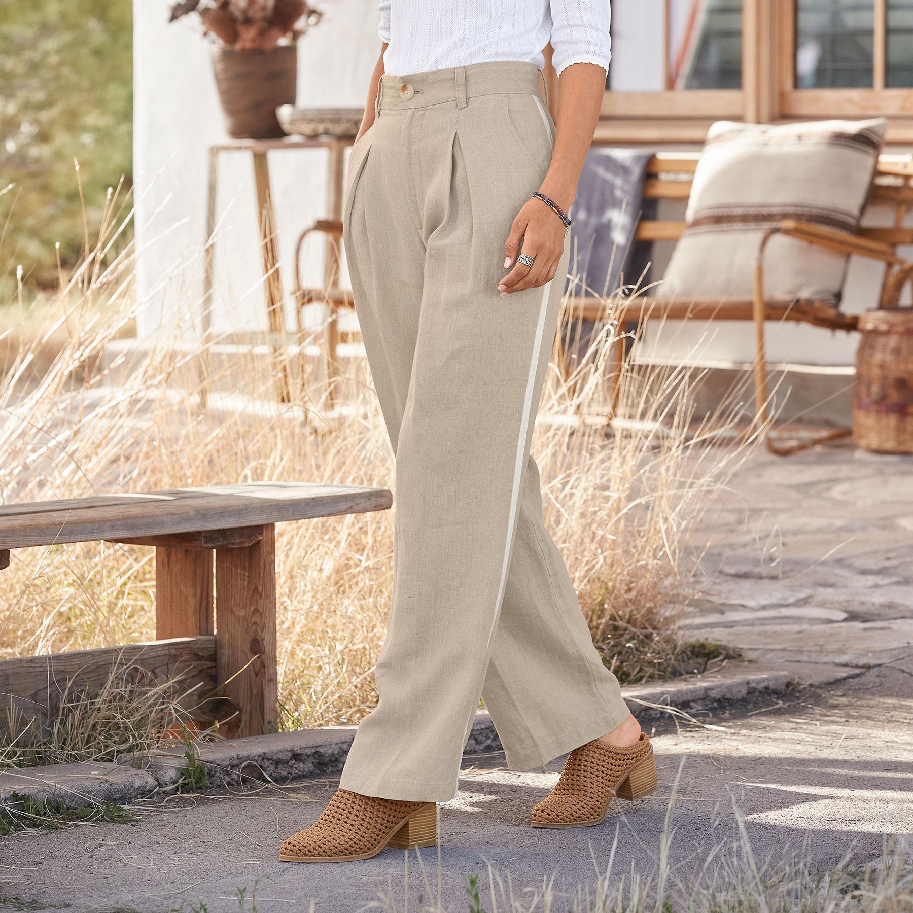 Bellamy Pleated Pants - Sundance Clothing