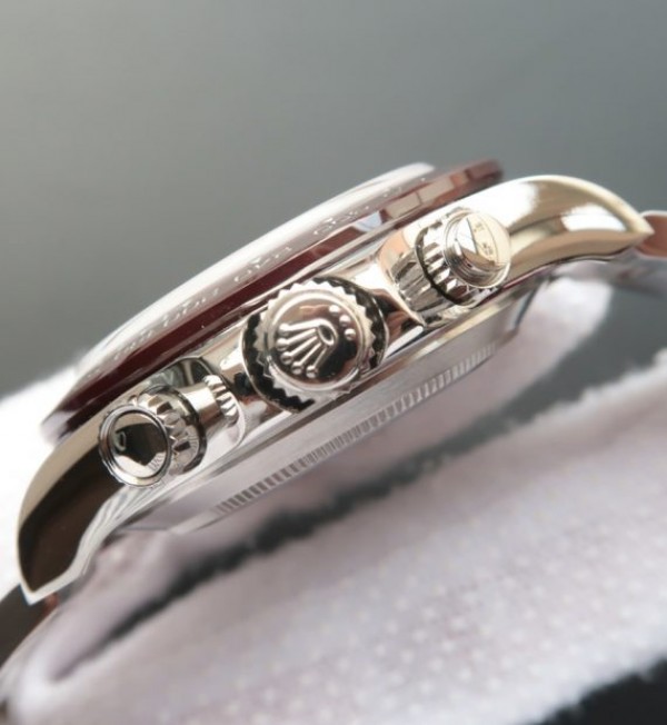 Replica Rolex Daytona 116506 Brown Ceramic Bezel Deep Ice Blue Dial SS Bracelet A4130 - Top club
