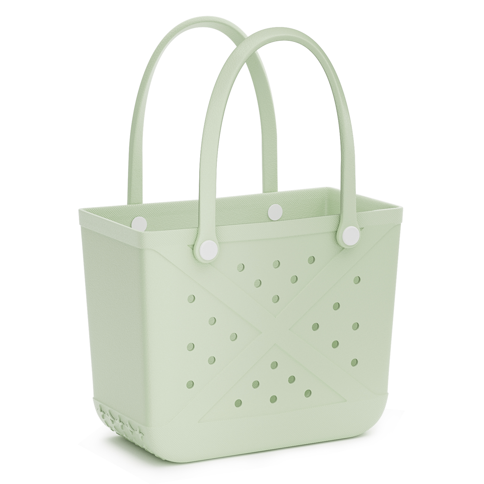 Large Pink Molded EVA Tote Bag with Ventilation Holes EVA Beach Tote Bag Silicone Style Washable Durable Eva Bag Silicone