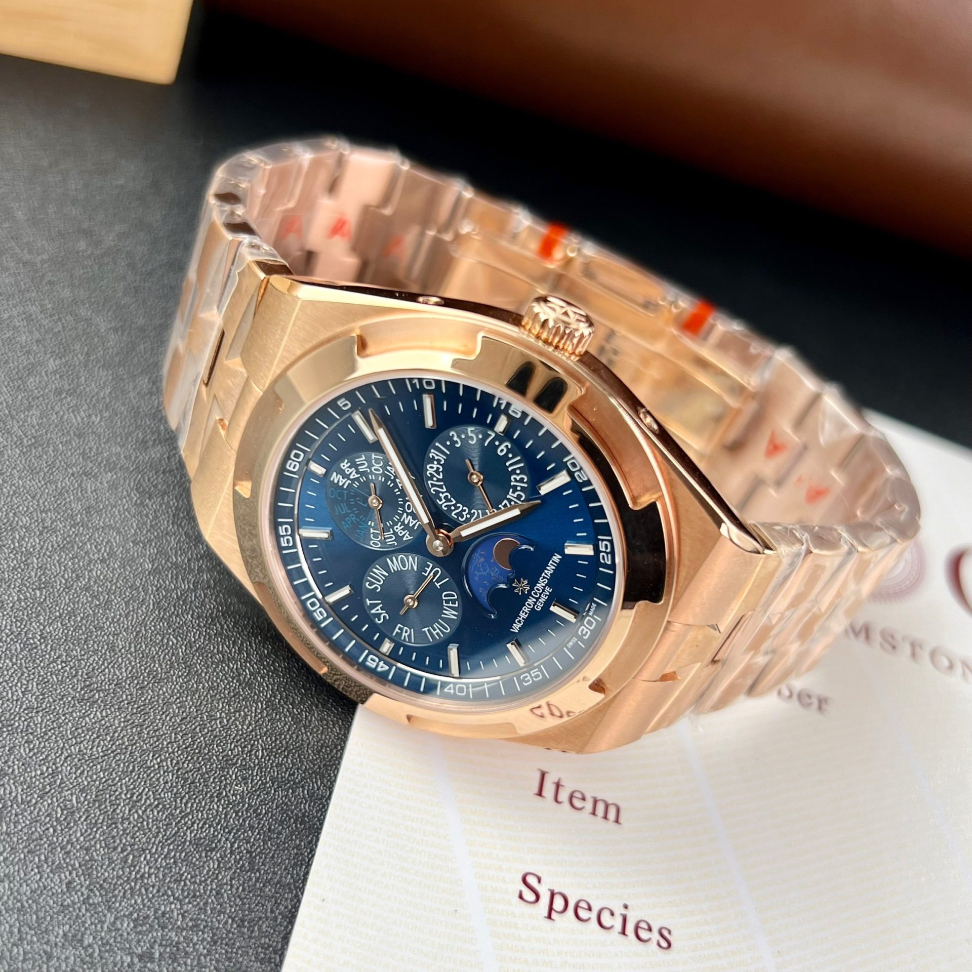 Vacheron Constantin Best Replica Watch Overseas 5500V Dial Blue 42.5mm - Top club