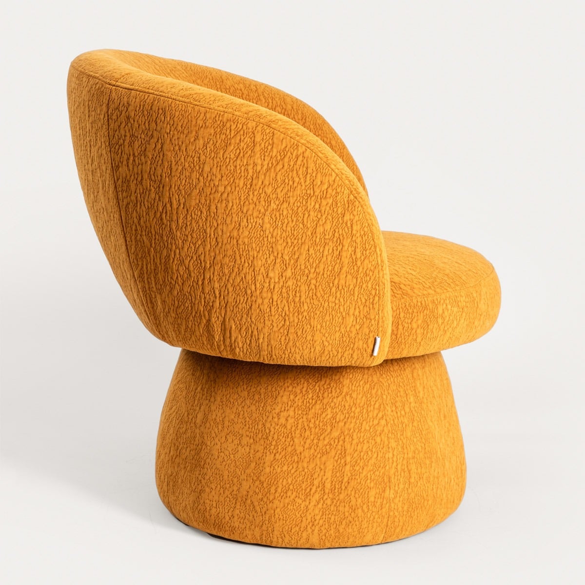 Fotel CONFORT obrotowy musztardowy 70x75,5x80 cm