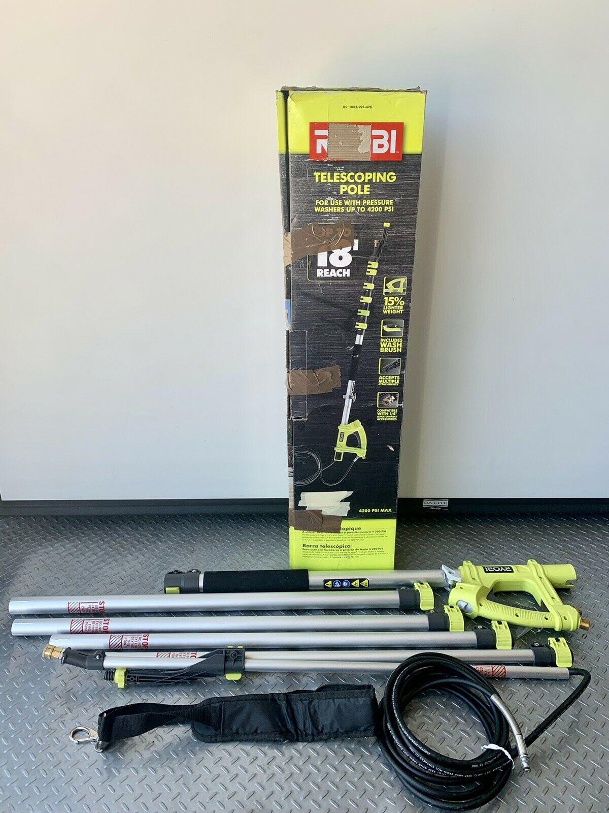 Ryobi 18 ft. Pressure Washer Extension Pole Up To 4200 PSI - RY31EP26 - Image 10 Ryobi 18 ft. Pressure Washer Extension Pole Up To 4200 PSI - RY31EP26 - Image 10