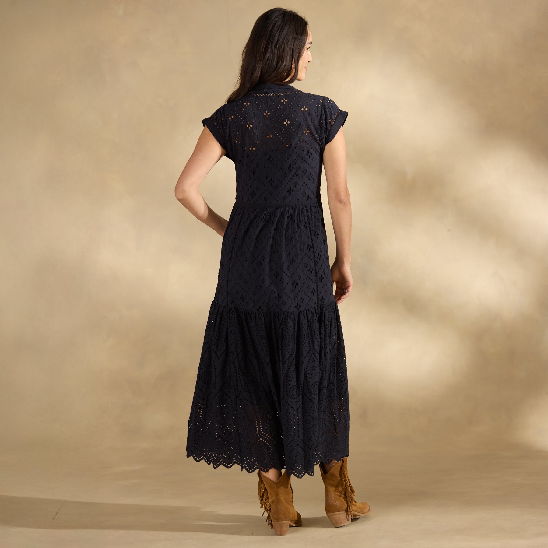 Astoria Eyelet Dress - Sundance Clothing