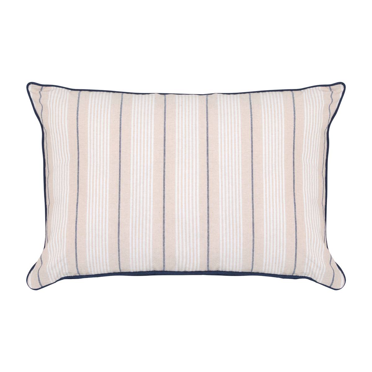 Cushion "Groove" Navy blue, 58x38 cm