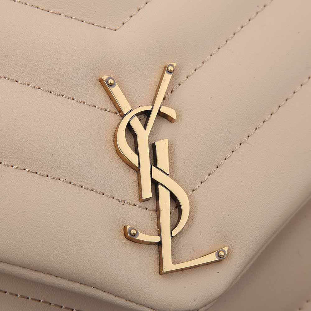 Replica Ysl Loulou Medium Bag In Matelasse Y Leather 1805 Beige1:1High-quality replica
