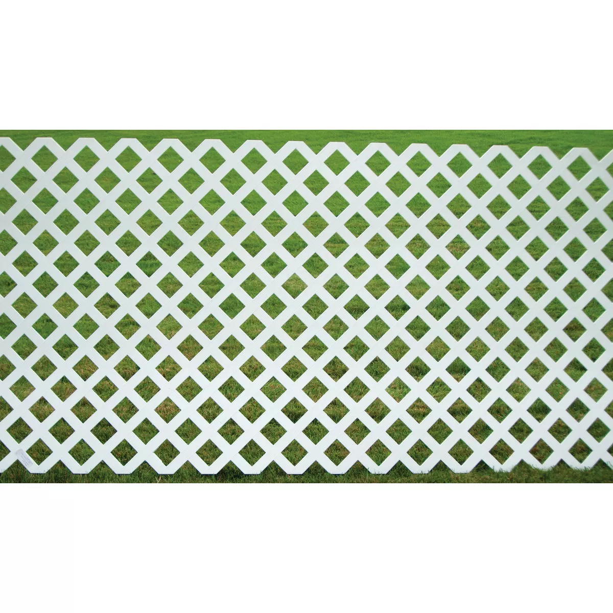 Deckorators 4 Ft. W x 8 Ft. L x 1/8 In. Thick White Vinyl Lattice Panel