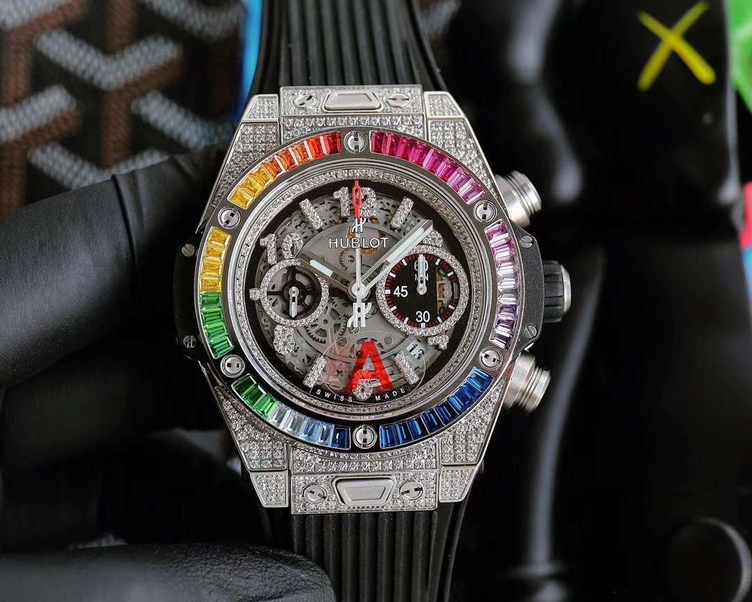 Big Bang Unico Titanium Rainbow 42mm(1:1 replica) - Top club