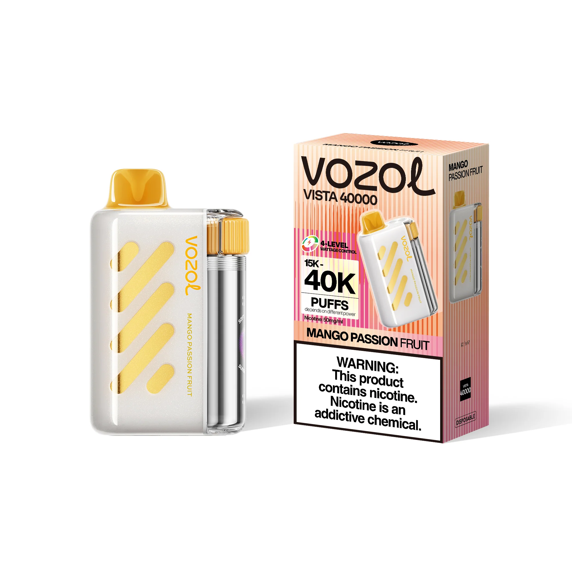 VOZOL VISTA 40K jednorazowy e-papieros (wszystkie smaki)