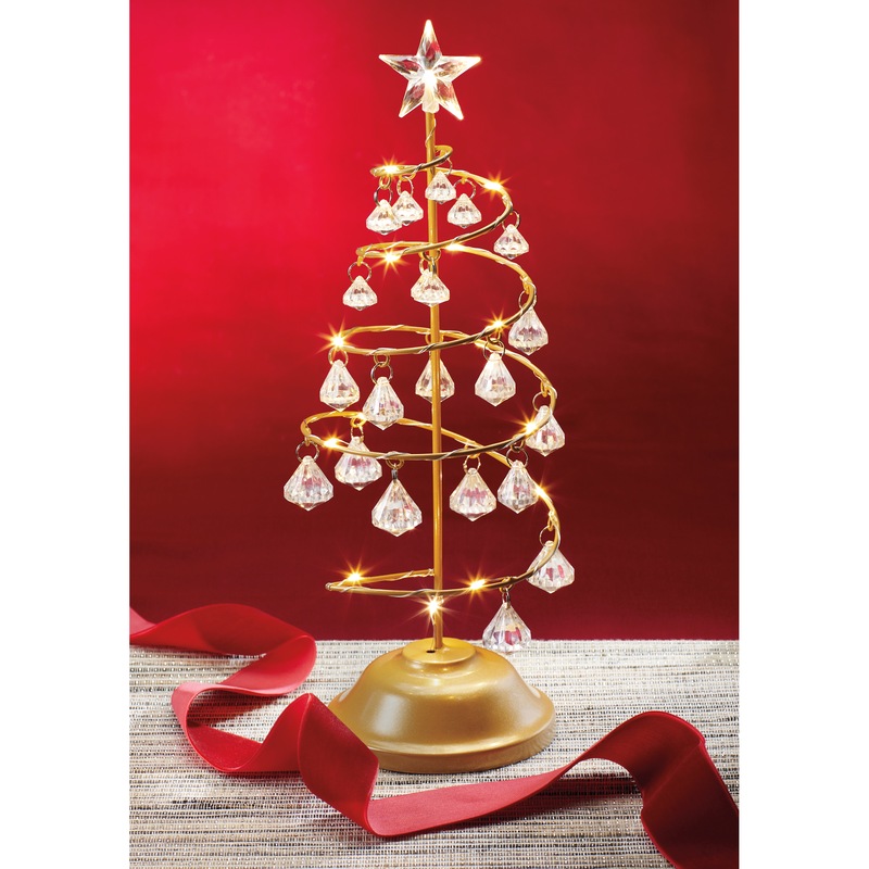 Lit Golden Christmas Tree - MIDNIGHT VELVET CATALOG
