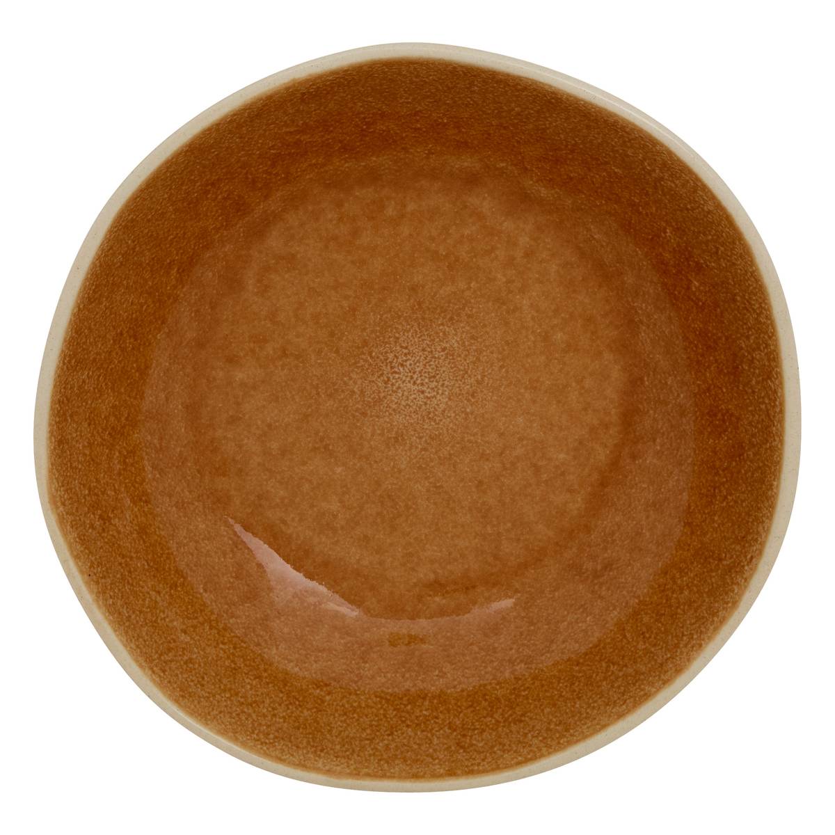 Deep plate "Wonja" Earthenware, D.18.8 cm, Yellow