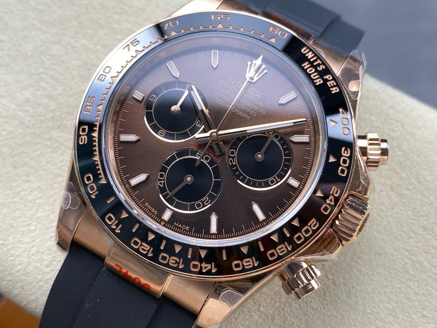 Rolex Cosmograph Daytona M116515LN-0041 Replica Watch Weight 152 Grams QF 40mm - Elite Watch Atelier