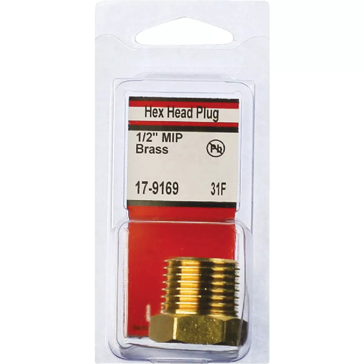 Lasco 1/2 In. MPT Brass Hex Head Plug