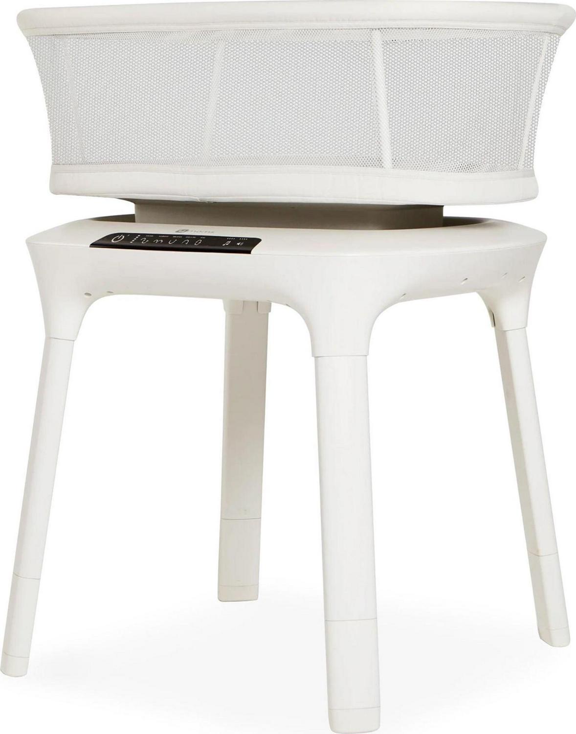 Alternative view of 4moms MamaRoo Sleep Bassinet. Baby Bedside Bassinet. Supports Babys Sleep with Adjustable Features 5 Motions. 5 Speeds. 4 Soothing Sounds and 2 Heights