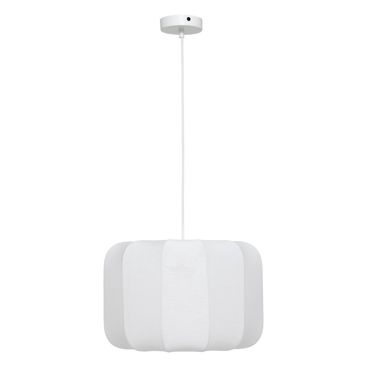 Pendant Light "Tobie" Cotton, White, D.37 cm