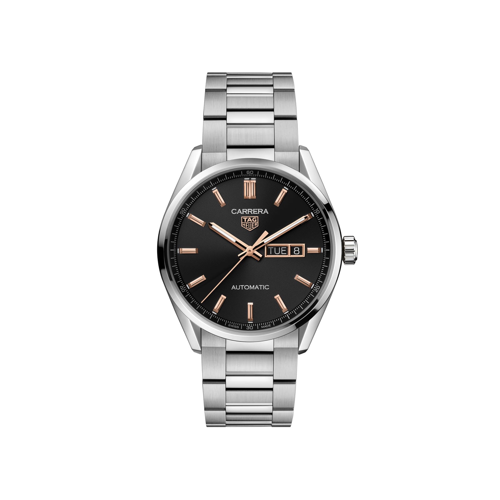 TAG Heuer Replica Watch Carrera Day-Date Automatic 41 mm Steel(1:1 replica) - Top club