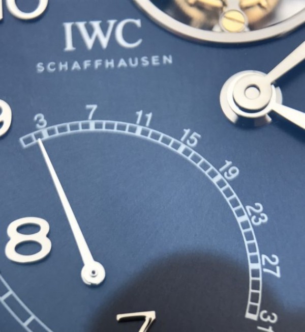 Replica IWC AZ Portuguese Tourbillon IW5046 Blue Dial - Top club