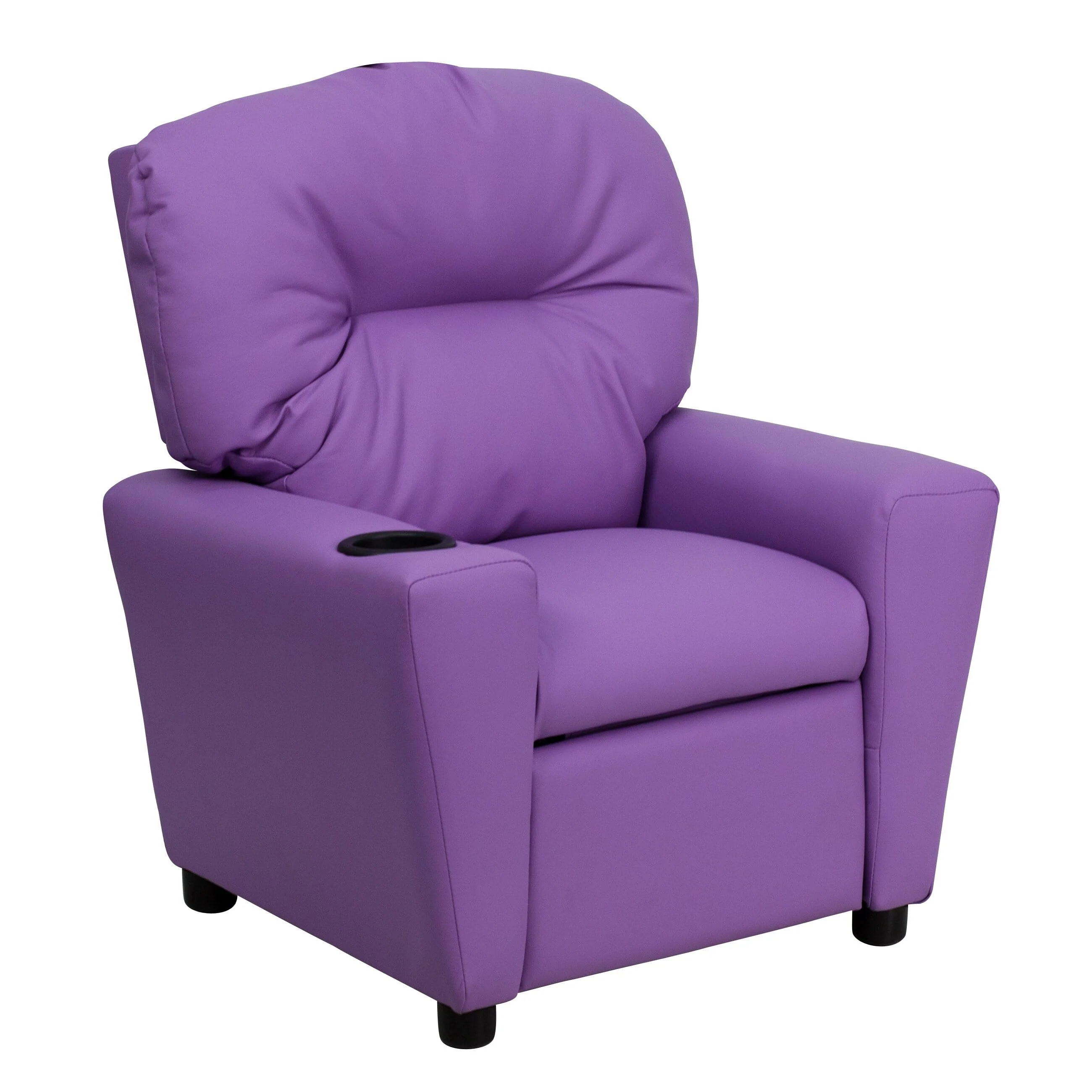 Lancaster Home Contemporary Kids Recliner with Cup Holder Brown Microfiber - Image 14