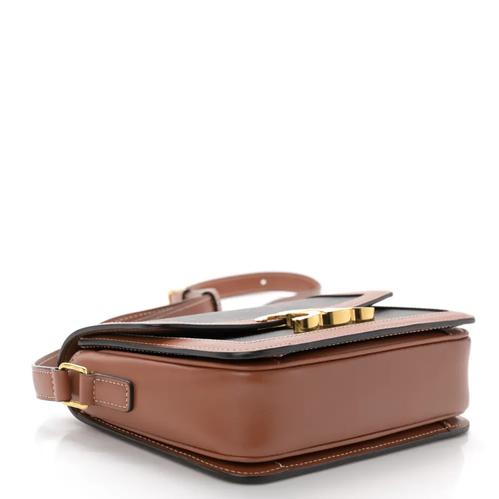 Celine Replica Handbags in Tan Calfskin Leather & Canvas1:1High-quality replica