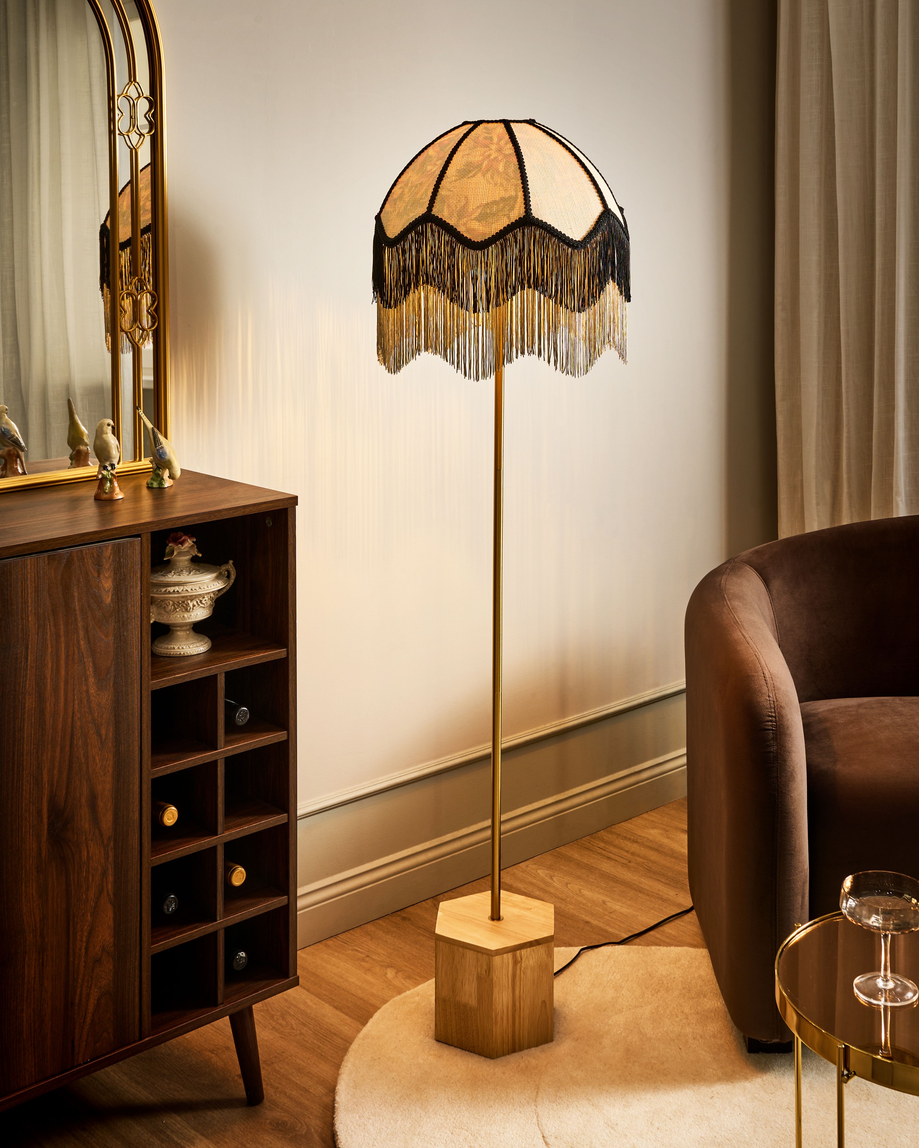 Floor Lamp UMGUZA Metal Gold