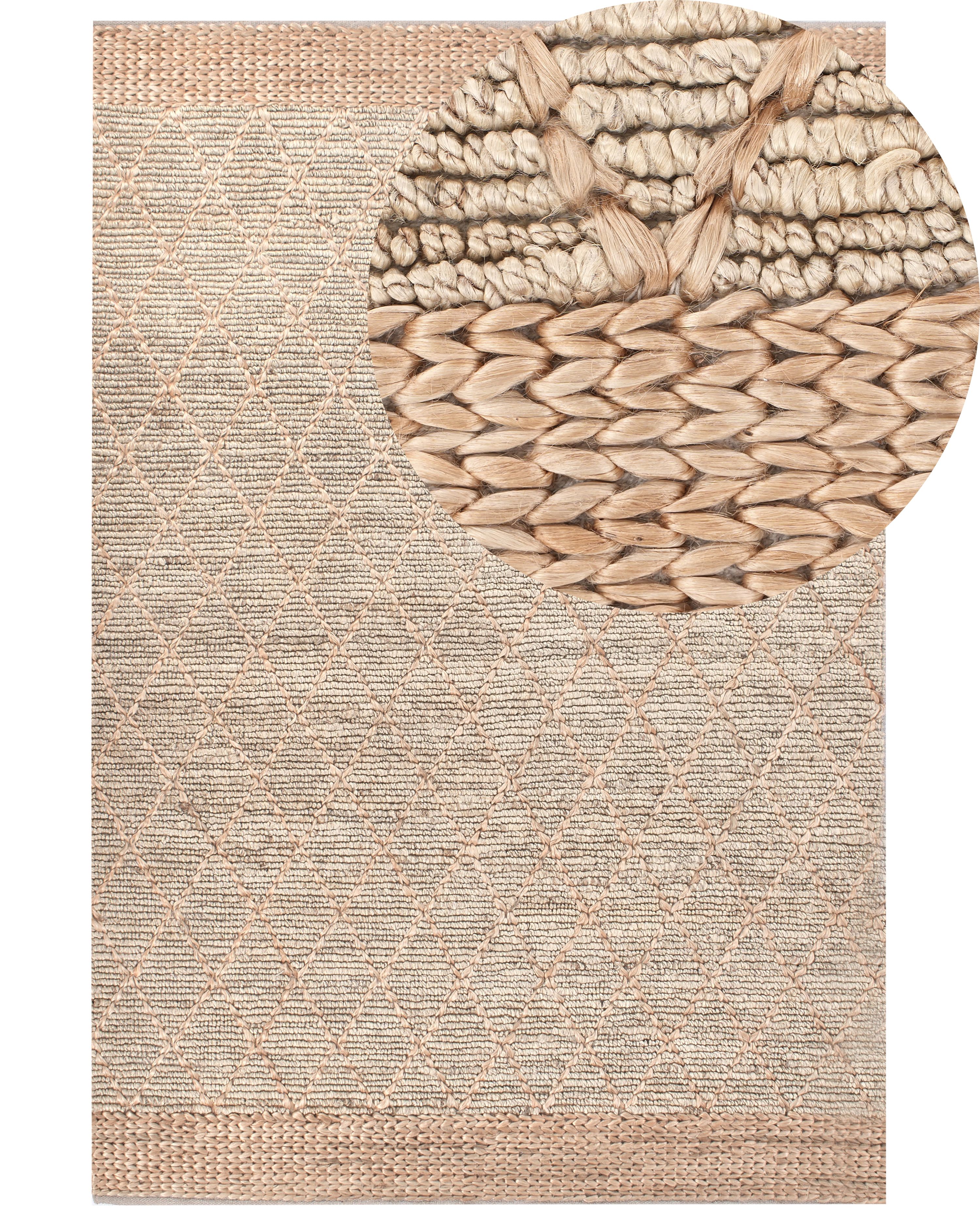 Rug TELLIKAYA Beige 200 x 300 cm Jute