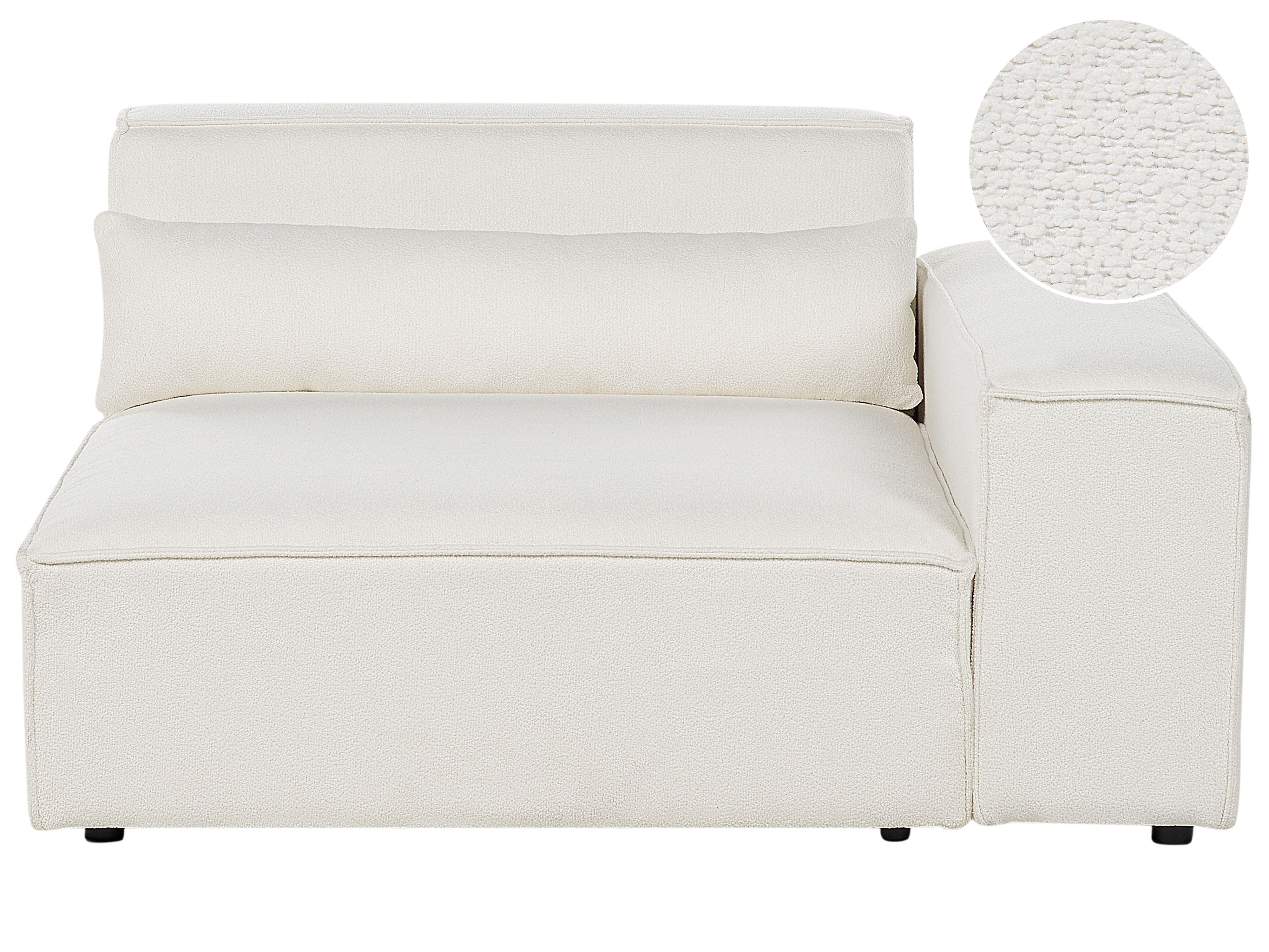 Corner Seat HELLNAR Boucle Off-White Left Hand