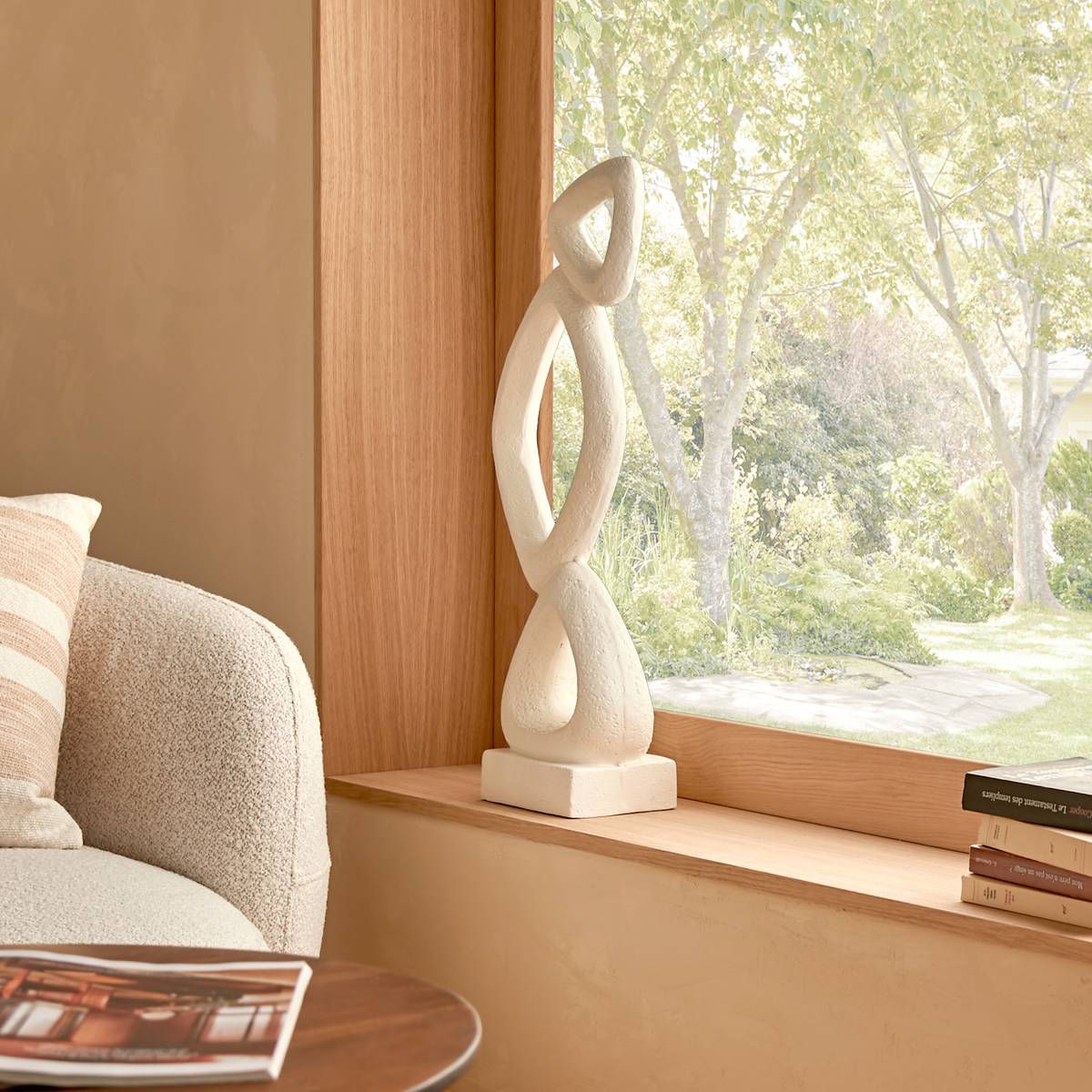 Decor to place "Wonj" White, 26x13.3 cm