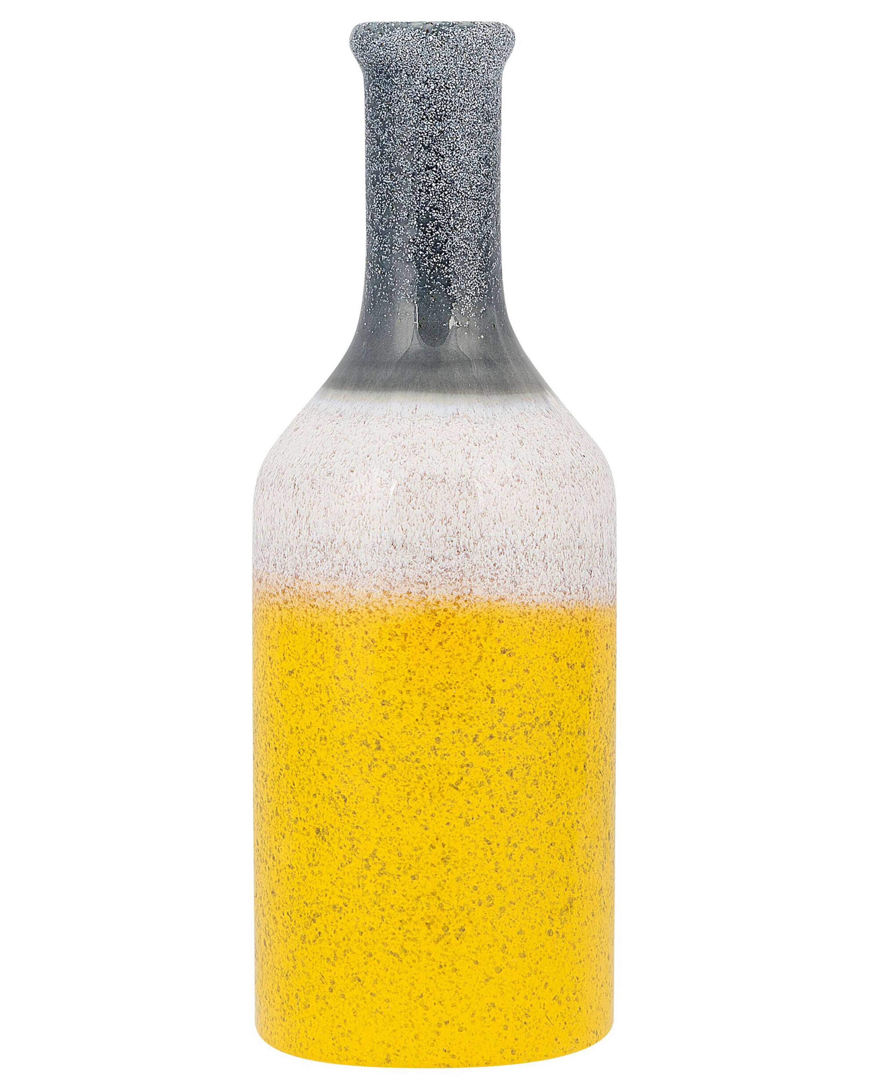 Decorative Vase LARNACA Stoneware 36 cm Multicolour