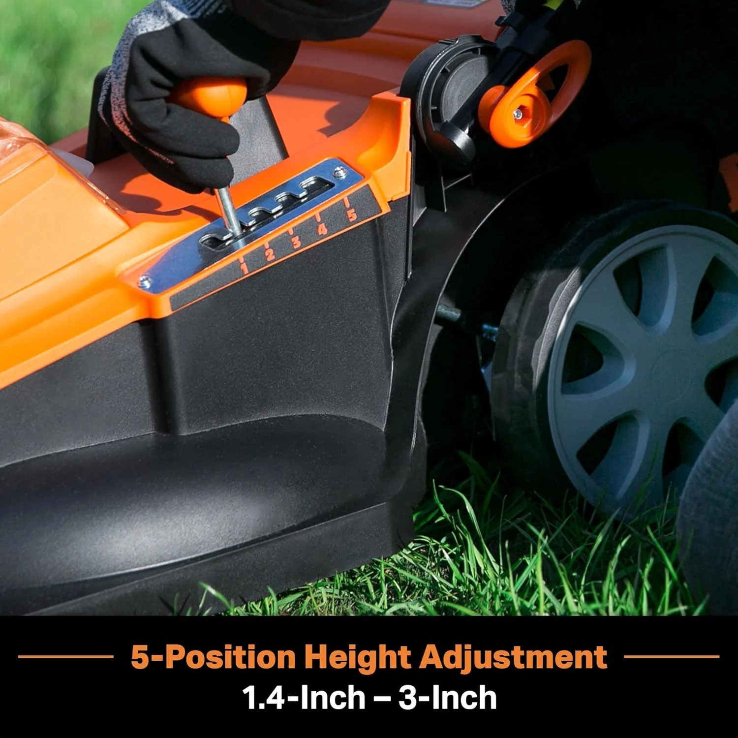 LawnMaster 48V Max Brushless Lawn Mower With 2 x 24V Max 4.0Ah Batteries And Dual Charger - CLMF4817E - Image 5 LawnMaster 48V Max Brushless Lawn Mower With 2 x 24V Max 4.0Ah Batteries And Dual Charger - CLMF4817E - Image 5