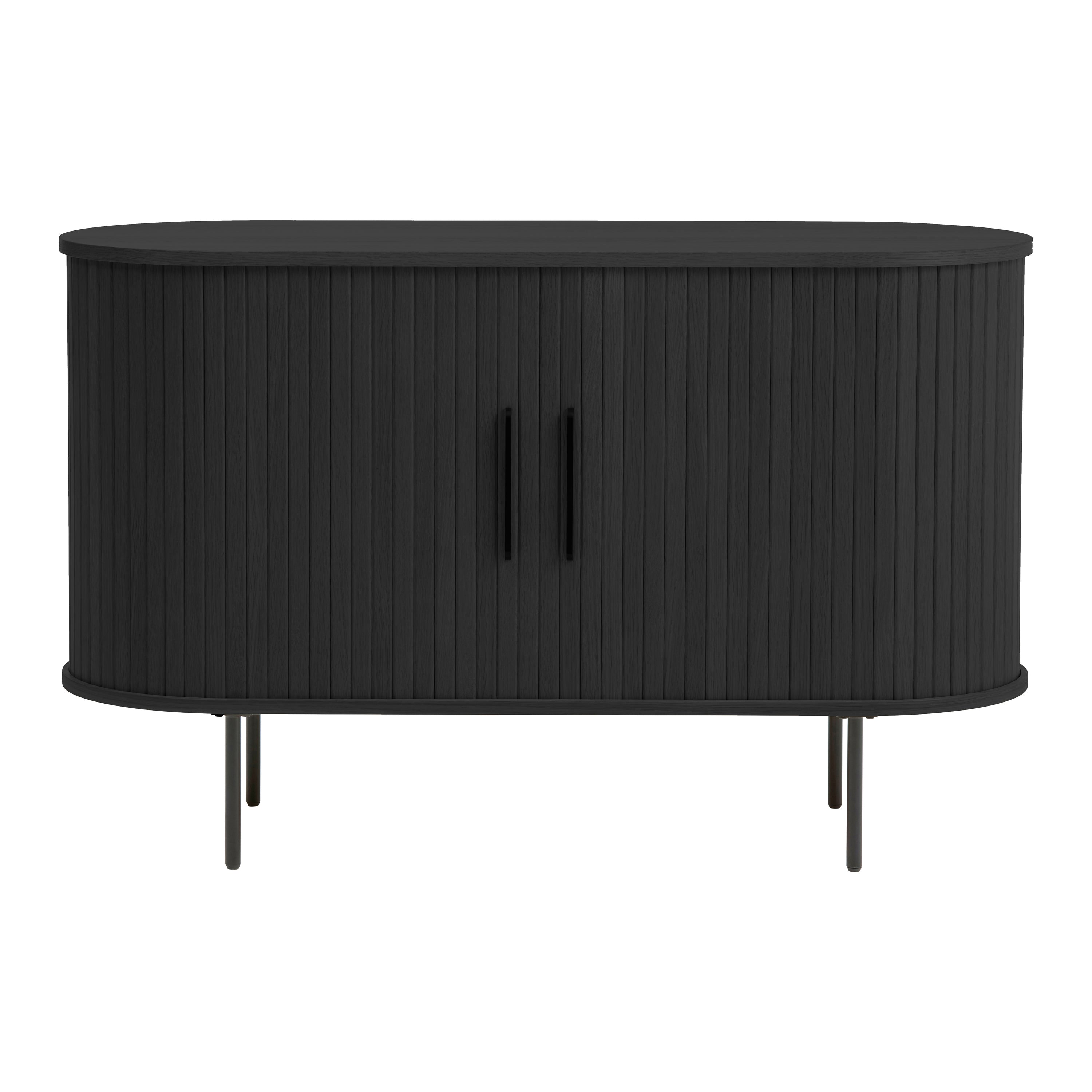 Blokker Alon Dressoir - B 120 cm - Zwart Eiken