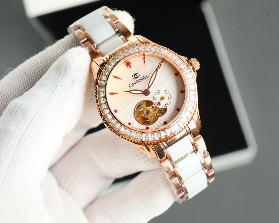 CHANEL🌸🌸🌸🌸 Crafted Jewellery Precision Ceramic Bracelet Diameter 35mm - 1(1:1 replica) - Top club