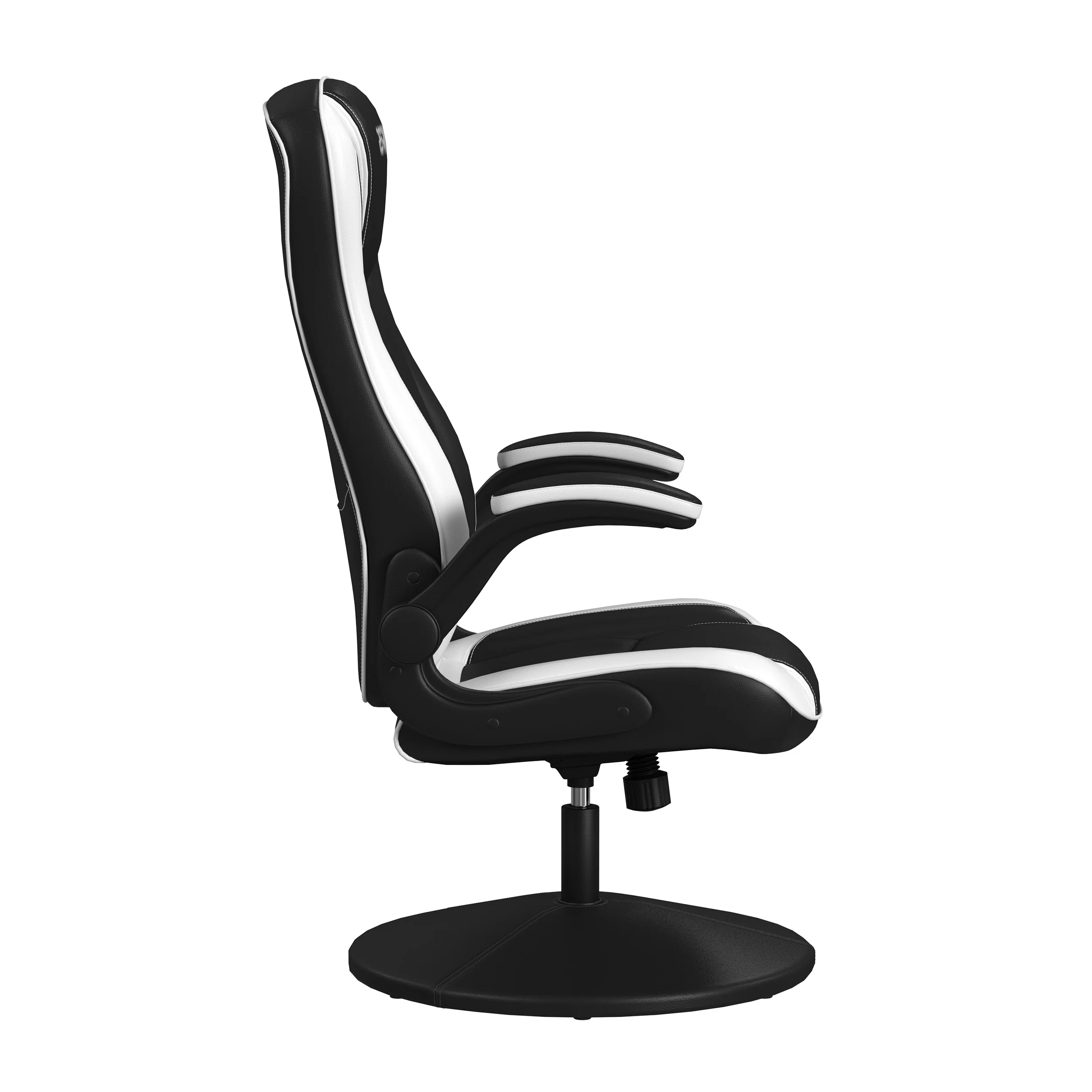 RESPAWN 800 Swivel Rocker Gaming Chair - Ergonomic Floor Gaming Seat with Lumbar Support, Flip Up Armrest, High Back, Pedestal Base, Comfortable No Wheels Console Video Game Rocker Chair - Red - Image 37