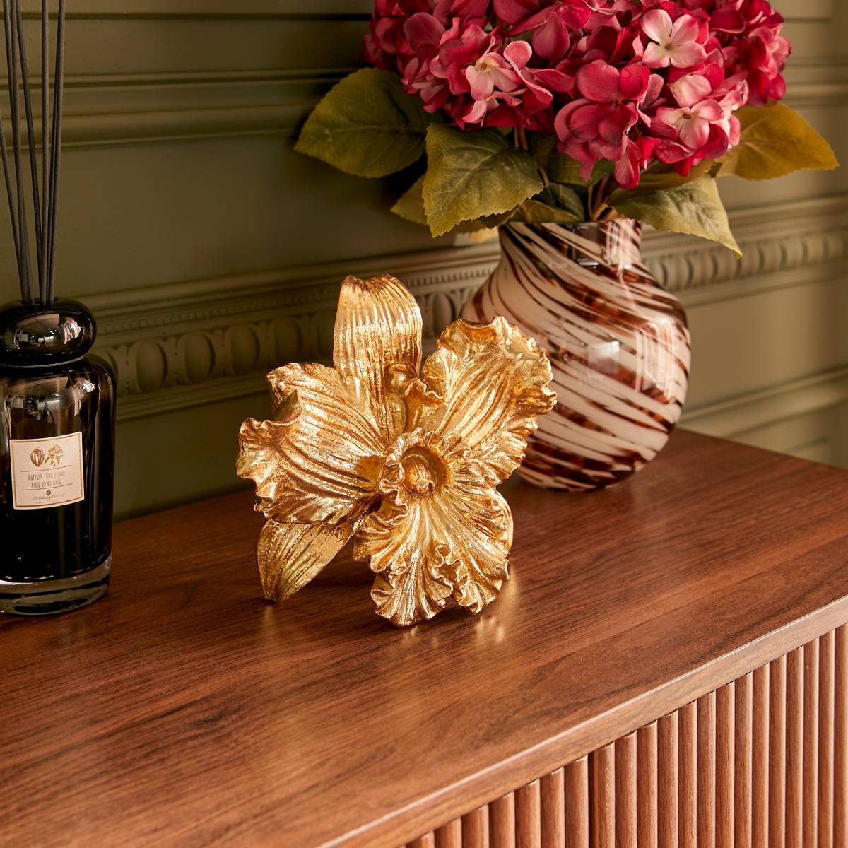 Decorative object "Belli" Gold, 21x10 cm