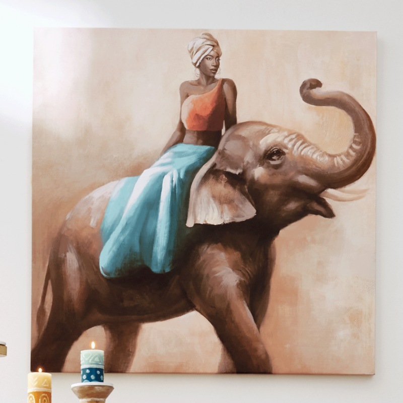 Ebony on Elephant Wall Art - MIDNIGHT VELVET CATALOG