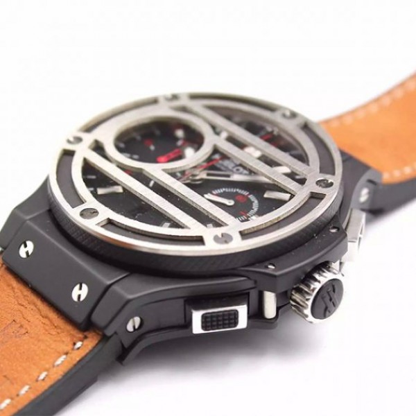 Replica Hublot Big Bang 44mm Black Dial Chukker Bang SS A7750 - Top club
